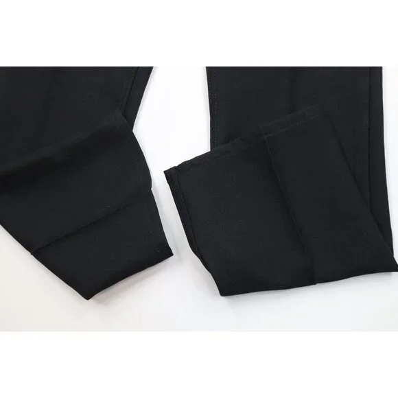 Vintage 90s Wrangler Mens 38x30 Knit Flared Wide Leg Western Chino Pants Black